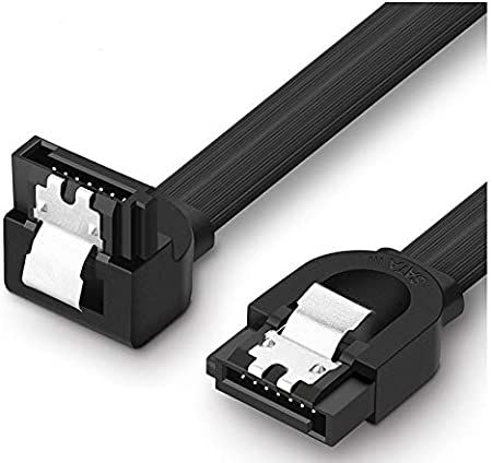 Cabo Sata III 6gb/s - Preto, com Presilha