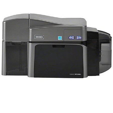Impressora de Cartão Pvc Fargo Dtc1250FD Dual Side Duplex + Placa Rede Ethernet