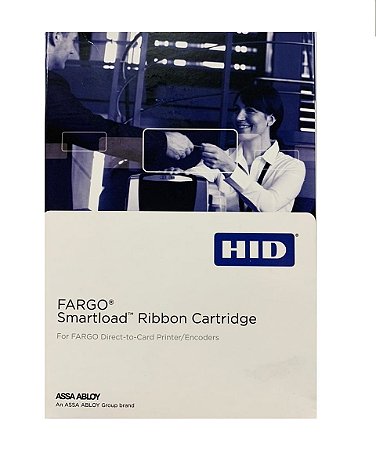Ribbon Color Fargo 45106 Branco Dtc1000/Dtc1250 1000 Impressões