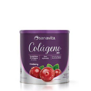 Colágeno Skin Cranberry 300 g  - SANAVITA