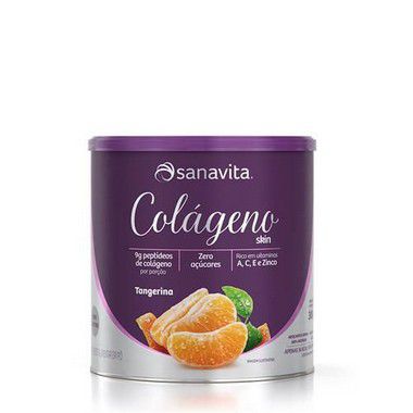 Colágeno Skin Tangerina 300 g - SANAVITA