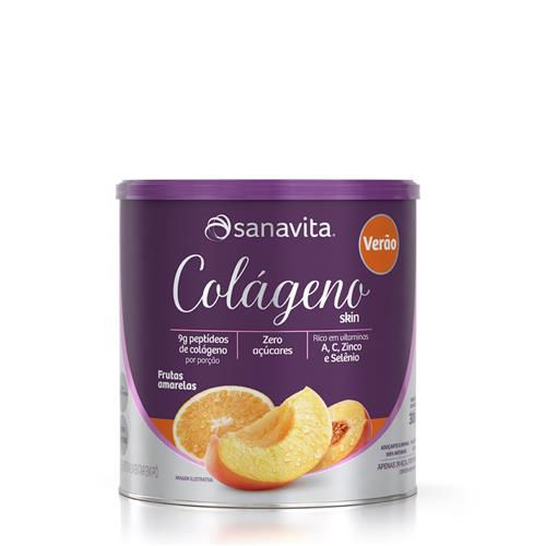 Colágeno Skin Verão 300 g Frutas Amarelas - SANAVITA