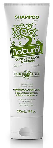 Shampoo Natural com Óleo de Coco e Argan 237 ml - Orgânico Suavetex