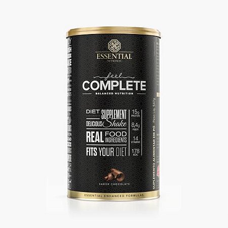 FEEL COMPLETE 547g | 10 doses Shake sabor chocolate - ESSENTIAL