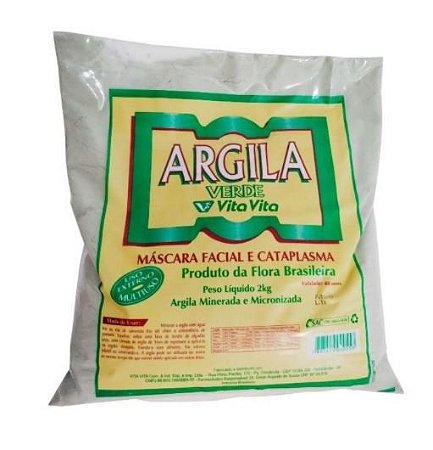 Argila Verde 2 Kg - Vita Vita