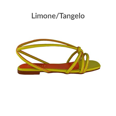 (B1328) Rasteira  Limone/Tangelo