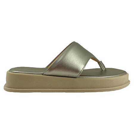 (8343-15200) Sandália Flatform  Silver