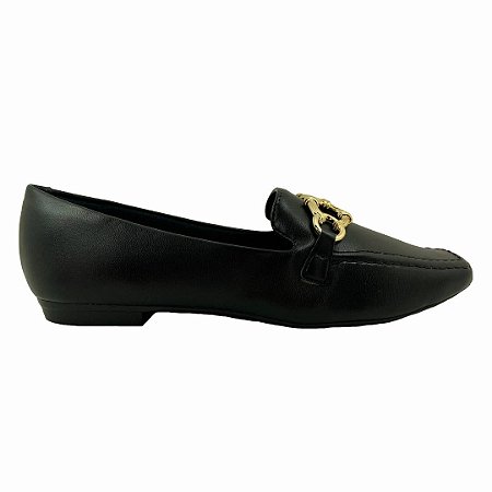 (8222-15335) Mocassim Elos Preto