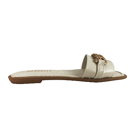 (Pe2272) Rasteira Bridão Corrente Off White