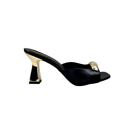 (5340-11741) Tamanco Forma Orgânica Preto