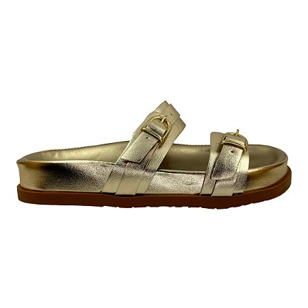 (5806) Papete Anatômica Duo Fivelas  Ouro