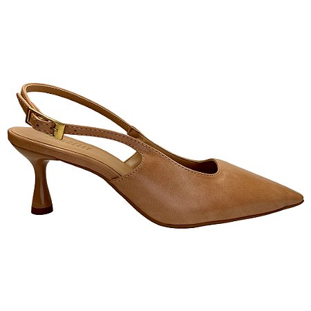 (5304-11507) Scarpin Salto Fino Preto