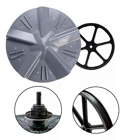 Agitador Batedor Tanquinho Colormaq 13 A 15kg + Cubo + Polia