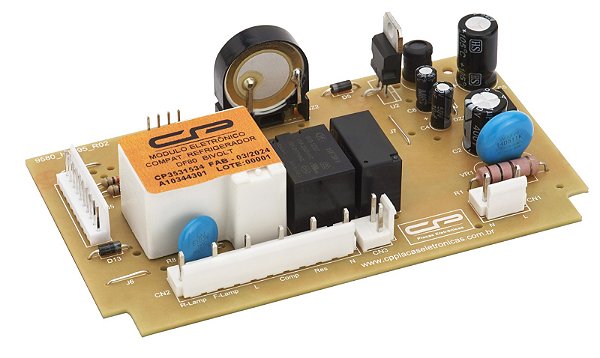 Placa de Potencia Compatível c/ Refrigerador Electrolux DF80 DF80X / DFW51X / DWN51 bivolt - A10344301/64800637/41002757
