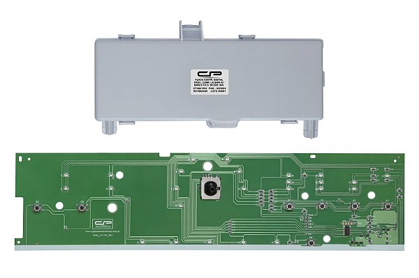 Placa de Potencia e Interface Compatível Lavadora Brastemp BWH15 / BWN15 Versão 1 - W10636644, W10640425, W10710286