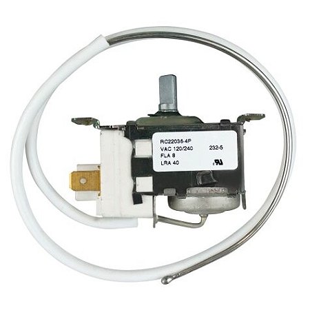 Termostato Compatível Refrigerador CCE/DAKO DUPLEX 350L NACIONAL ROBERTSHAW - RC22036-2/4/P/U