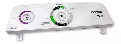 Console E Painel Decorativo Original Lavadora Consul CWH11 - W11279512