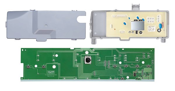 Placa de Potencia e Interface Compatível Lavadora Brastemp BWH15 / BWN15 V2 BIV - W11161214 / W11161215 / W11161224