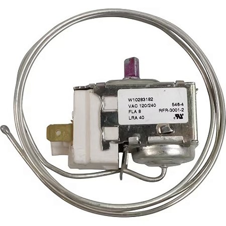 Termostato para Freezer Horizontal Consul Dupla Ação Cha31/42/53 Robertshaw - RFR 3001-2 / W10283182