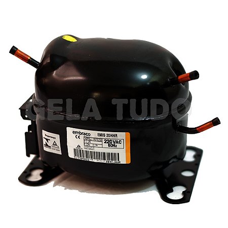 Compressor Embraco 1/12 HP R134 220V 60HZ EMIS20HHR