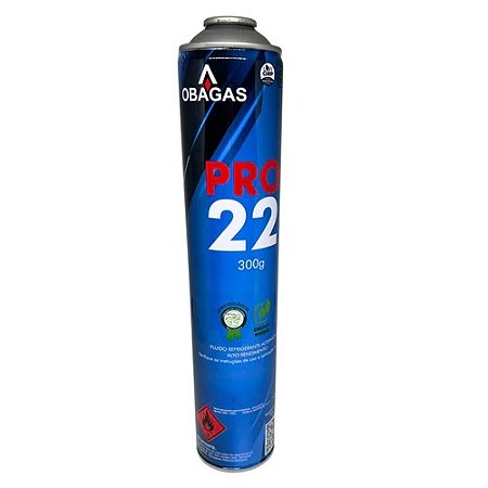 Gás Refrigerante PRO22 (R22) 300G Obagas
