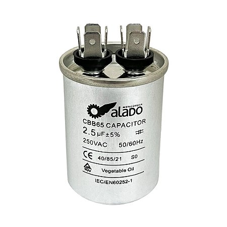 CAPACITOR 2.5UF 250V - AR CONDICIONADO