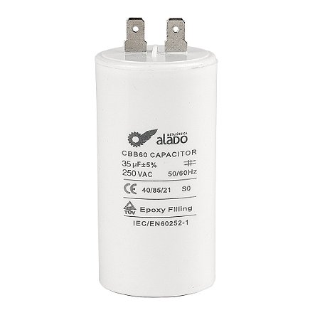 CAPACITOR 35 MFD 250V C/TERMINAL 38 X 73