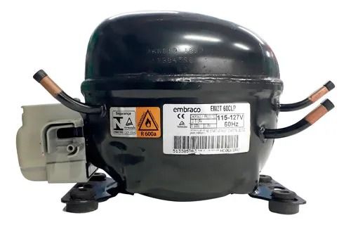 Compressor Embraco 1/6  R600 110V/60HZ EM2T60CLP