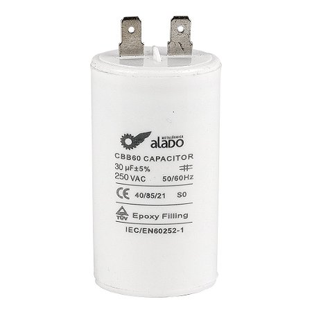 CAPACITOR SIMPLES 30 MFD 250V C/ TERMINAL