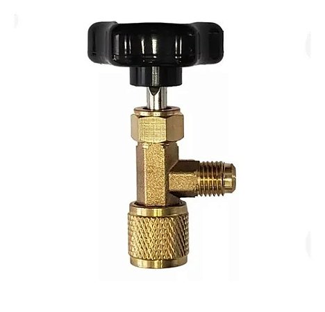 Válvula Acionadora Para Lata De Gás 7/16 MP39/R134A/R22/R600/R404A