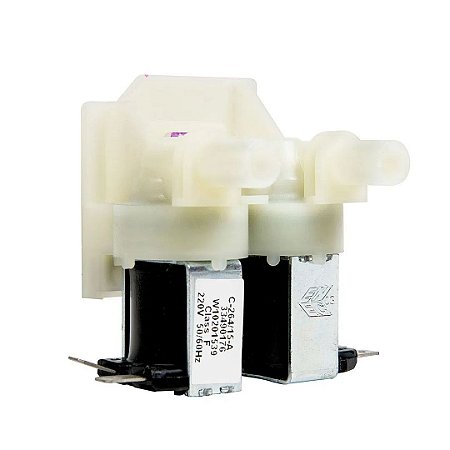 Válvula Dupla 220V para Máquina de Lavar - W10201539