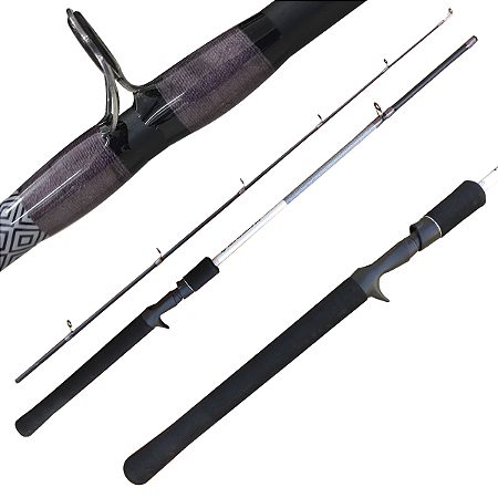 Vara Carretilha Pesca Tucunaré Traira 1,80mts 17lb Carbono