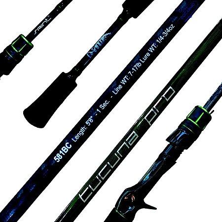 Vara de Pesca Carretilha Tucuna Pro Carbono IM10 7-17lbs