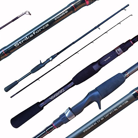 Vara Carretilha Daiwa Strikeforce 5'6 1,68m 12-25lb 2 Partes