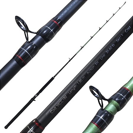 Vara para Carretilha 60lb Inteiriça Ação Extra Victory Rápida Lumis