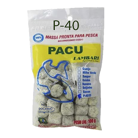 Melhor Massa Isca para Pacu Pronta kit 3 Sabores 100g Cada - Docarmo Pesca