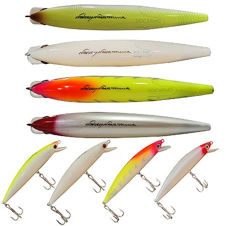 Kit 4 Isca para Tucunaré  Iscas Nakamura Borá 7,5 Kit 7g Isca Artificial Pequena Borá Nelson Nakamura