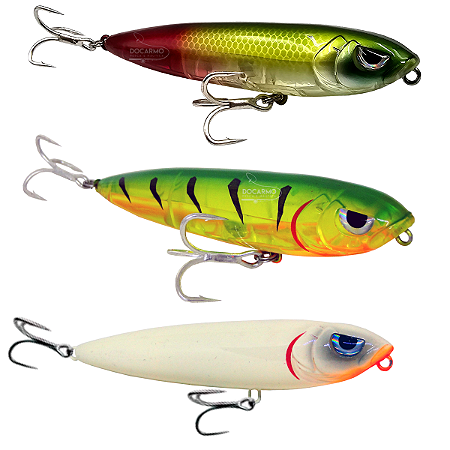 Kit Isca Artificial Yara Mad Dog 12cm 26g 3 Unidades