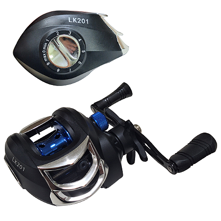 Carretilha De Pesca Barata 3 Rol Manivela Carretel Alumínio