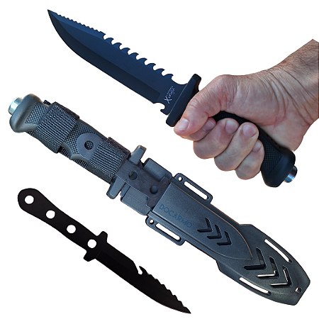 Faca Esportiva Tática Rambo +1 Faca de Arremesso Camping