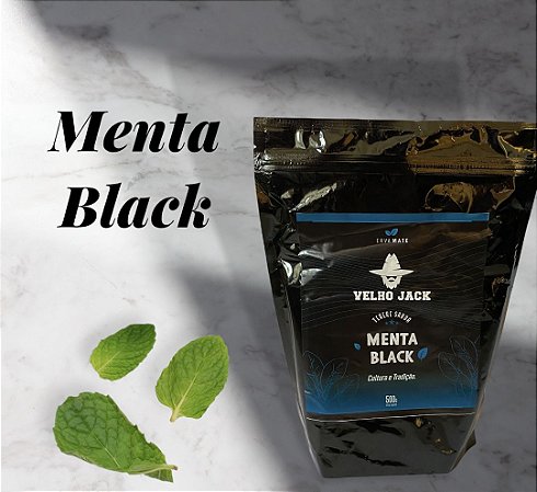 Erva mate Velho Jack - Menta Black + adesivos