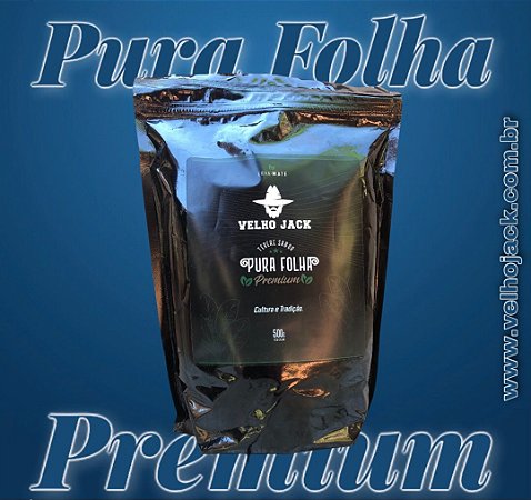 Erva mate Velho Jack Pura folha - premium + adesivos