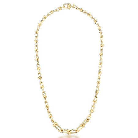 COLAR LISO ELO COM BOLINHAS LISAS FINO