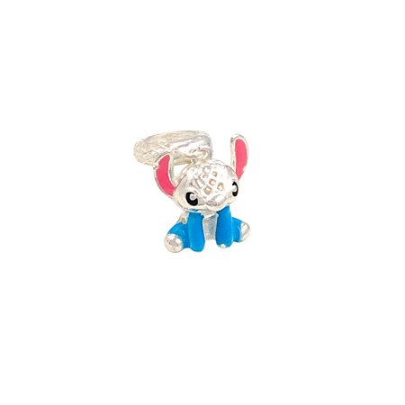 Berloque de Prata  Stitch