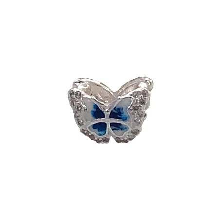 Berloque de Prata Separador Borboleta