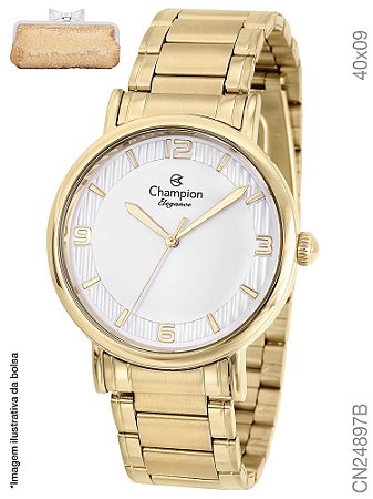 Kit Relógio Analógico Champion com Bolsa