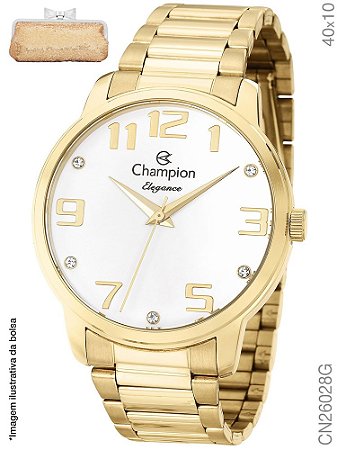 Kit Relógio Analógico Champion com Bolsa
