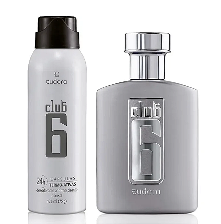 Combo Club 6: Desodorante Colônia 95ml + Desodorante Antitranspirante Aerossol 125ml/75g
