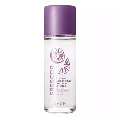 Avon Aromatizador de Ambientes Frescor 100ml - Spray Perfumado | Notas Cítricas e Florais