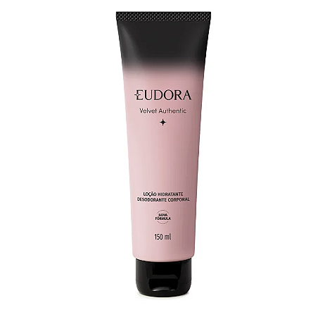 Eudora Velvet Authentic Loção Perfumada Desodorante Corporal, 150ml